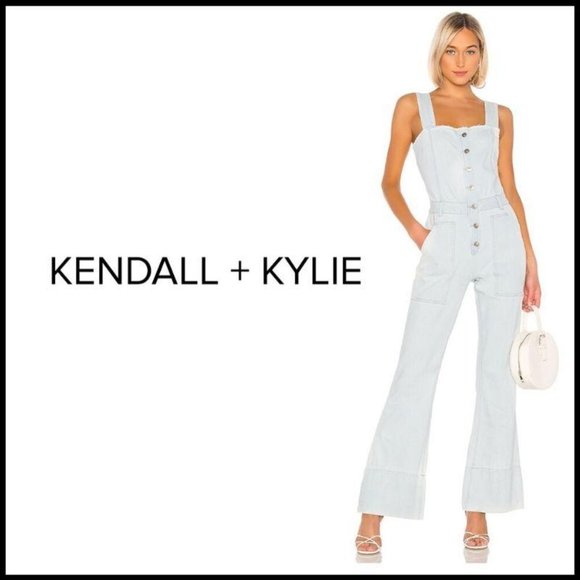 Kendall + Kylie Pants - NWOT KENDALL + KYLIE Fashion Denim Jumpsuit, M